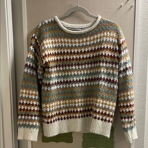 Kohl's Cozy Multicolor Patterned Sweater